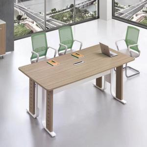 China Luxury Solid Wood Veneer Office Conference Table Scratch Resistant on sale
