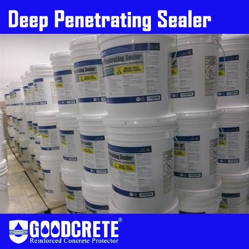 Crystalline Concrete Waterproofing, Surface applied