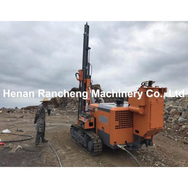 22m Depth Hydraulic Integrated DTH Drilling Rig Machine 264HP Diesel Engine