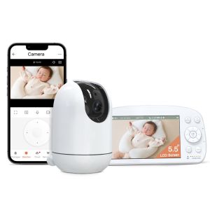 WiFi Baby Monitor with App 1080p HD Two-Way Audio Motion Detection