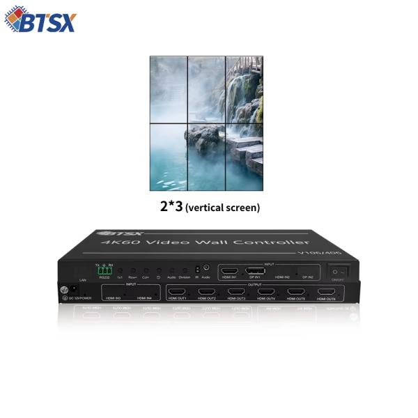 Quality 4K60 UHD Video Wall Controller with 40nm Process FPGA Chip for Zero Distortion Processing and Flexible Display Configurations for sale