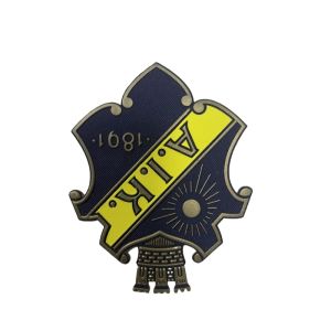 Custom Square Shape 3D Silicone Patch with Ultrasonic Cut and Plating Technics