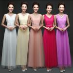 China Deep V Neck Lace Cute Dress Butterfly Bride Dresses Factory Wholesale Bridesmaids Dress for sale