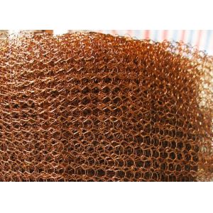 Distillation Column Copper Knitted Wire Mesh Packing with 0.16mm Wire Diameter 60mm Width and High Filtering Efficiency