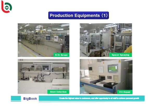 LCD production line facility overview