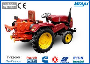  252 / 320mm Bull Wheel Tractor pulling machine 41 kN With 6 Groove Max steel rope 13mm Manufactures