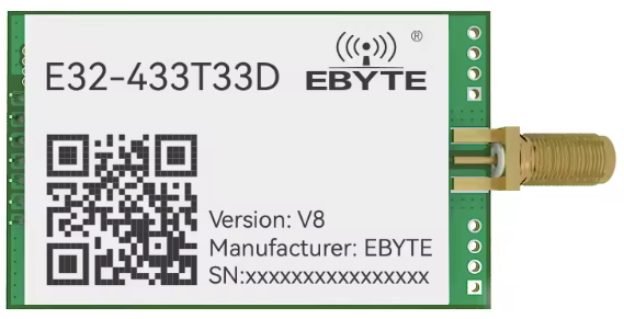 Quality Ebyte ODM E32-433T33D long-distance lora spread spectrum 433nhz UART wireless serial port lora module for sale