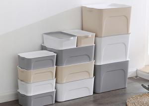  different size pp plastic storage box with lid plastic box for household storage Manufactures