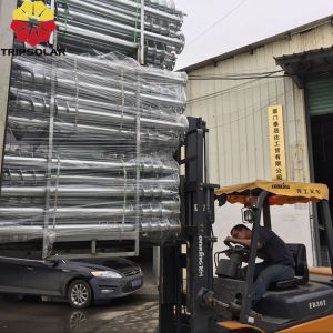 Open Fields Installation Site Solar Array Ground Mount System with Custom Design