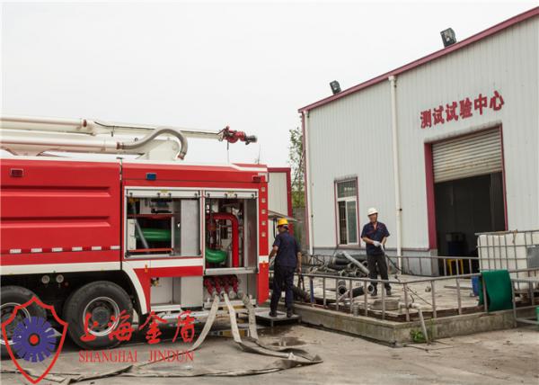 Heavy Duty 8 x 4 Driving Aerial Water Tower Fire Truck with 25m Working Height