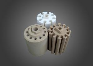  High Temperature Resistance cordierite ceramic bobbin for heating element insulating machine parts Manufactures