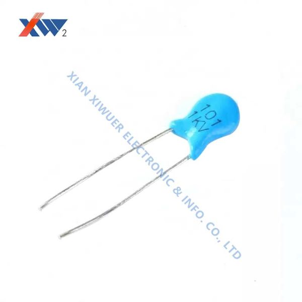 Quality High Voltage Ceramic Capacitor 24kV 50pF with Low Dissipation Factor for High Voltage Coupling and Coaxiality < 2.0 for sale