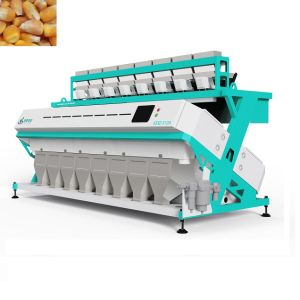 Full Automatic CCD 8 Chutes Corn Sorting Machine For Processing Grain
