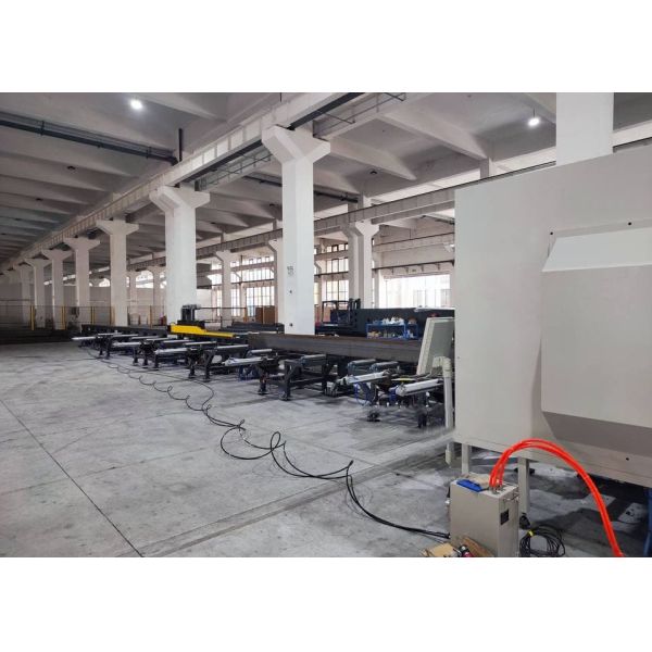 PLC Control Cnc 3D Beams Drilling Marking Cutting Machine Line BT40 Main Spindle