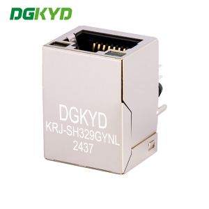 Shielded 1000BASE RJ45 Network Interface Gigabit RJ45 with Filter Network Port