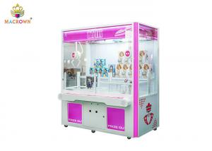 Metal Cabinet 2 Claw Crane Toy Crane Vending Machine For Movie Theater