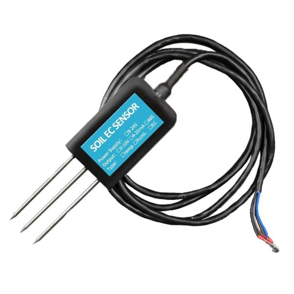 Quality Soil Moisture EC Sensor with 1.5m Cable Length and DC 12-24V Power Supply for sale