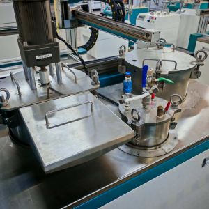  Glue Potting Machine engineered for consistent glue application eliminating waste and ensuring encapsulation of lithium battery modules Manufactures