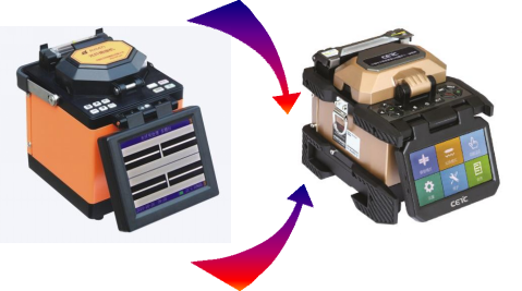 Light Weight Fiber Testing Tools , Fiber Optic Cable Fusion Splicing Machine