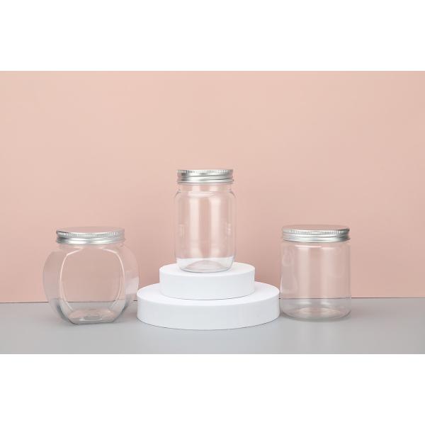 Customizable Logo Printed Plastic Jar Containers with Lids