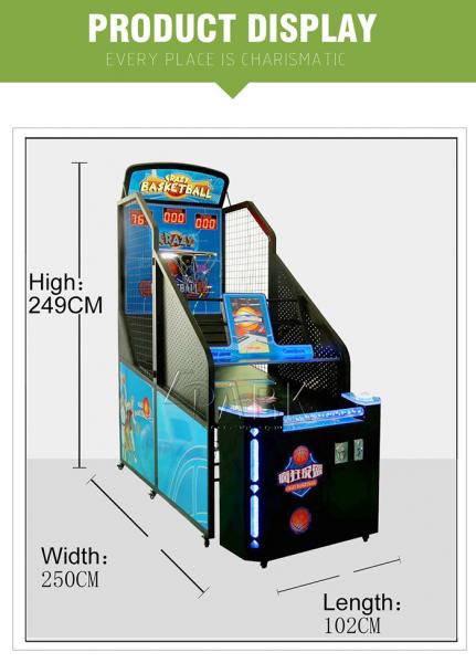 Luxury Extreme Hoops Street Arcade Basketball Game Machine 12 Months Warranty