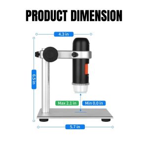 5M Polarizer USB Digital Microscope With Windows Computer Macbook