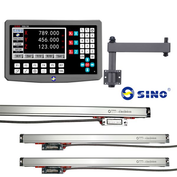Digital Readout Display 5um Optical Ruler Linear Scale Encoder RoHS 3 Axis DRO Kit Milling Lathe Grider