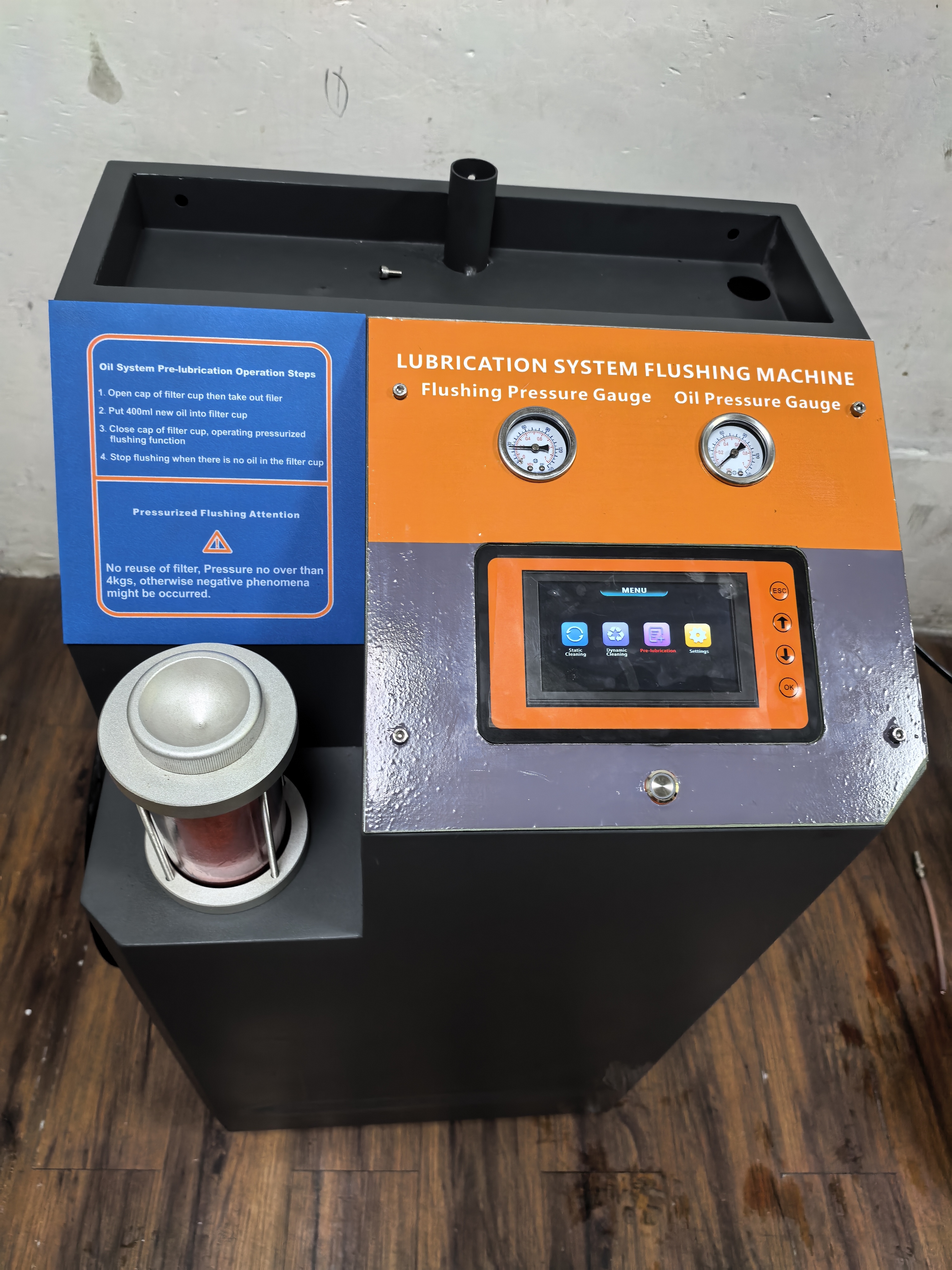  Automatic Lubricant Oil System Flushing Machine With Counting Function Manufactures