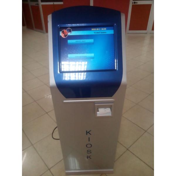 Wired Wireless Queue System 21.5 Inch All In One Touch Ticket Number Machine