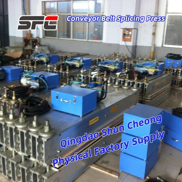 PLC Control Rubber Vulcanizing Press Machine with 0-400℃ Temperature Range and Carbon Steel/Stainless Steel Material for Belt Splicing