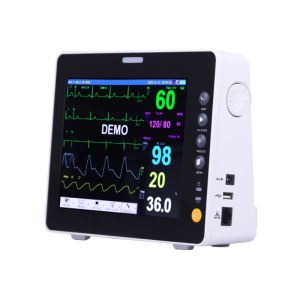  Portable Multi Parameter Patient Monitor with High Brightness 8-inch Display Three-Level Alarm and Built-in Battery for Clinic Use Manufactures