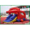 CE/UL Certificated Inflatable Bounce With Inflatable Slide PVC Tarpaulin for sale