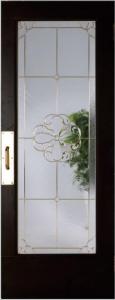  Decorative Leaded Glass Panels For Doors With Black Chrome Caming Manufactures