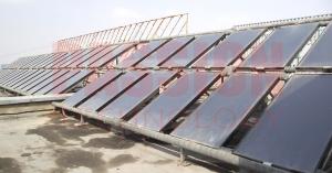  2000L Flat Collector Solar Water Heater Blue Coating Flat Plate Solar Collector Manufactures