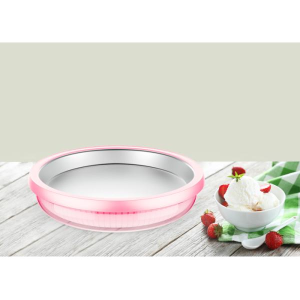 Quality Home Use Instant Ice Cream Tray Manual Ice Cream Roll Making Pan Non Toxic Aluminum for sale