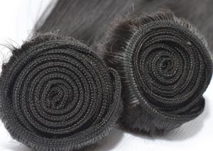  No Bad Smell Peruvian Straight Hair Weave 100% Unprocessed Black With A Little Brown Manufactures