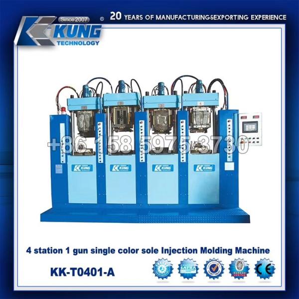 Hydraulic TR Plastic Sole Injection Molding Machine Multi Function