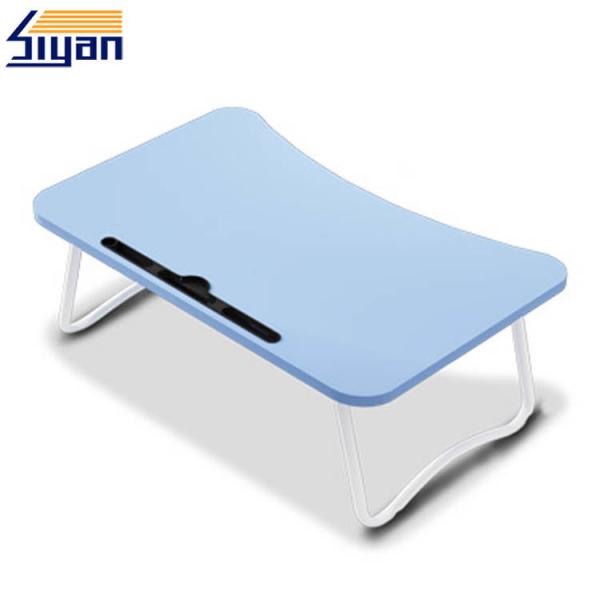 Quality Solid Color Pressed MDF Top Adjustable Laptop Table For Bed Canada for sale