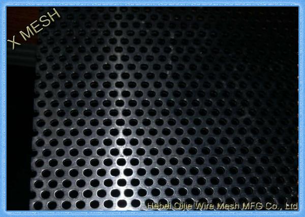 2mm Stainless Steel Perforated Metal Mesh Sheet Round Hole Punched Openings