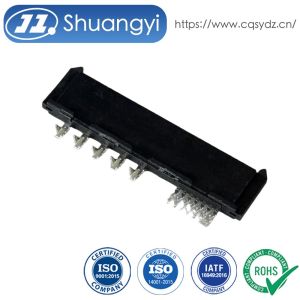  SATA 22-Pin 1.27mm Dual Row Female PCB Connector, Right Angle SMT Power Signal Terminals Connector, Customization for Server Storage HDD SSD Cable Manufactures