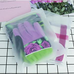 Poly Packaging Bags Frosted Zipper Bags Clear Zip lockk Storage plastic bags for shipping shirts small