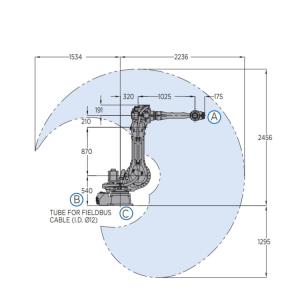 Industrial Used Yaskawa Robot With Robot Arm 6 Axis Payload 88kg Welding Robot