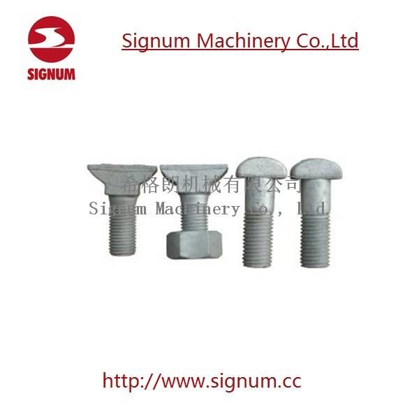 Quality T Bolt with Nuts & Washers for Railroad Track, Made in China Customized Track T Bolt with for sale