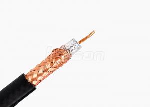  60% Braiding Coverage Indoor Coaxial CCTV Cable , RG6 Bare Copper Coaxial Cable Manufactures