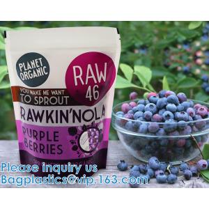 Stand Up Pouch With Resealable Zip lockk And Clear Window, Multi-purpose, small