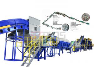  SUS304 Material Plastic Pet Flakes Washing Line , Pet Bottle Recycling Machine Manufactures