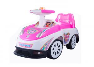  Pink 25  Kids Ride On Toys / Four - Wheel Battery Operated Ride On Cars Manufactures