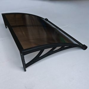 1m*1mBrown Effortless Assembly DIY Polycarbonate Awning with Modular Design amp