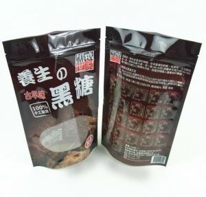 China Stand up pouch with zipper , Empty tea bag stand up pouch with zipper on sale