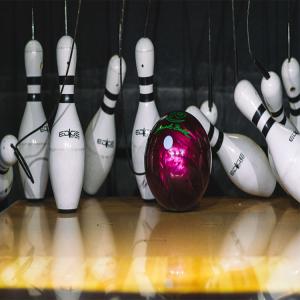 Muscle Exercise with Durable String Bowling Machine and Customizable Bowling